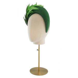 Penelope in Emerald – petal straw headband - Image 2