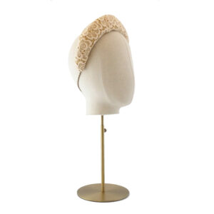 Lucy - in Cream lace headband - Image 2