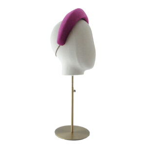 Annie in pink - velvet headband - Image 4