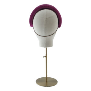 Annie in pink - velvet headband - Image 3
