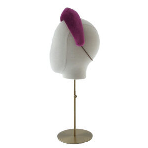 Annie in pink - velvet headband - Image 2